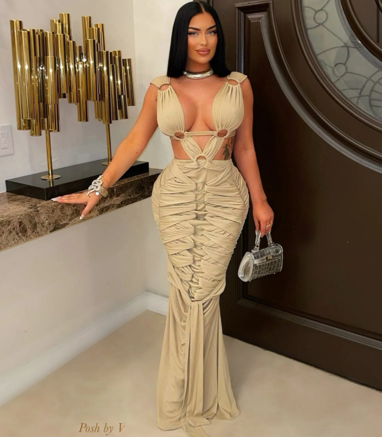 Dress Tulum Nude - dress from CRO Store Miami boutique