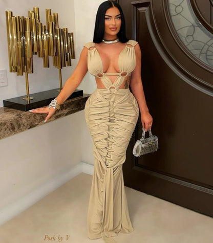 Dress Tulum Nude - dress from CRO Store Miami boutique