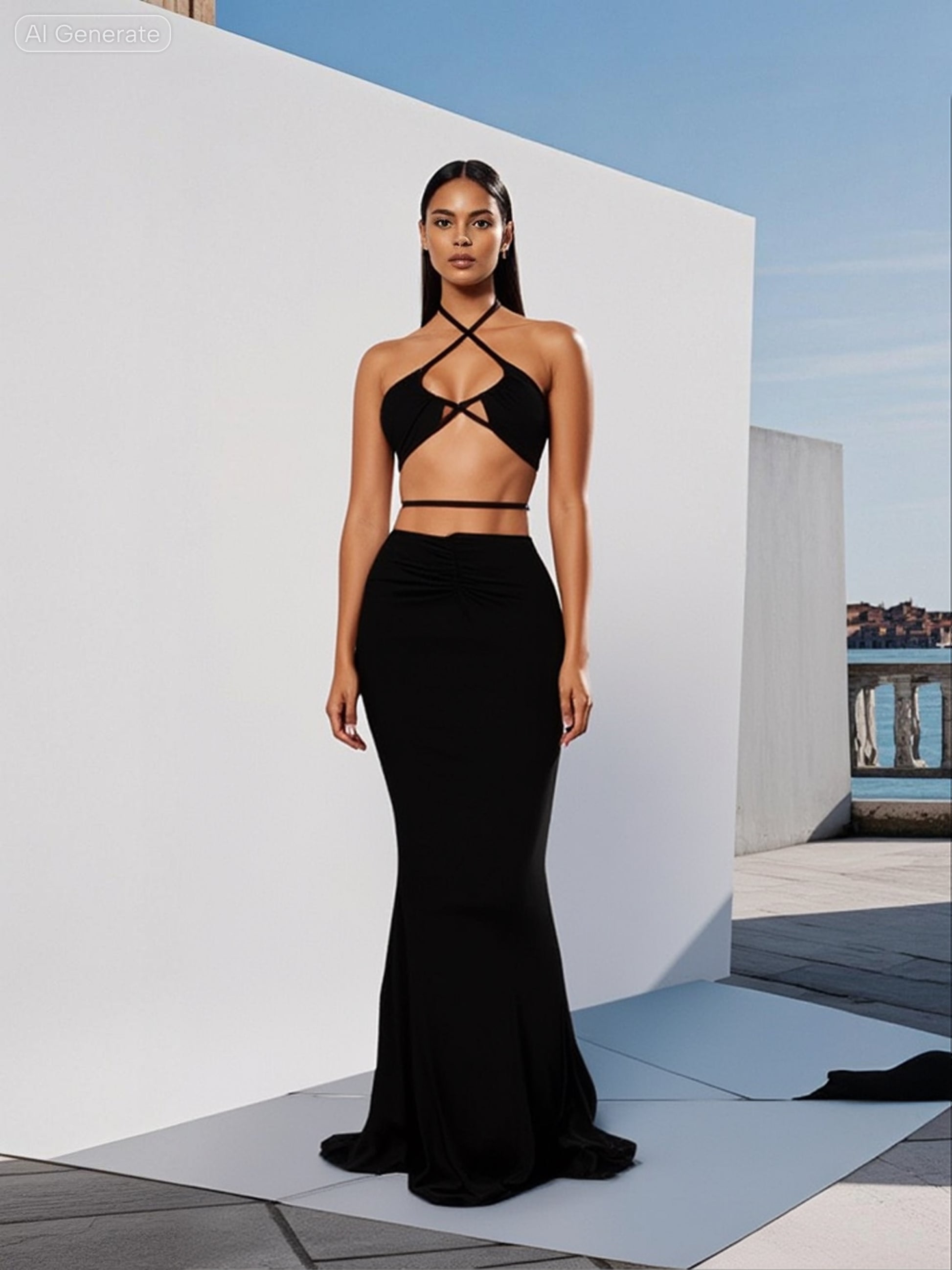 Set Mocatto - blazer from CRO Store Miami boutique